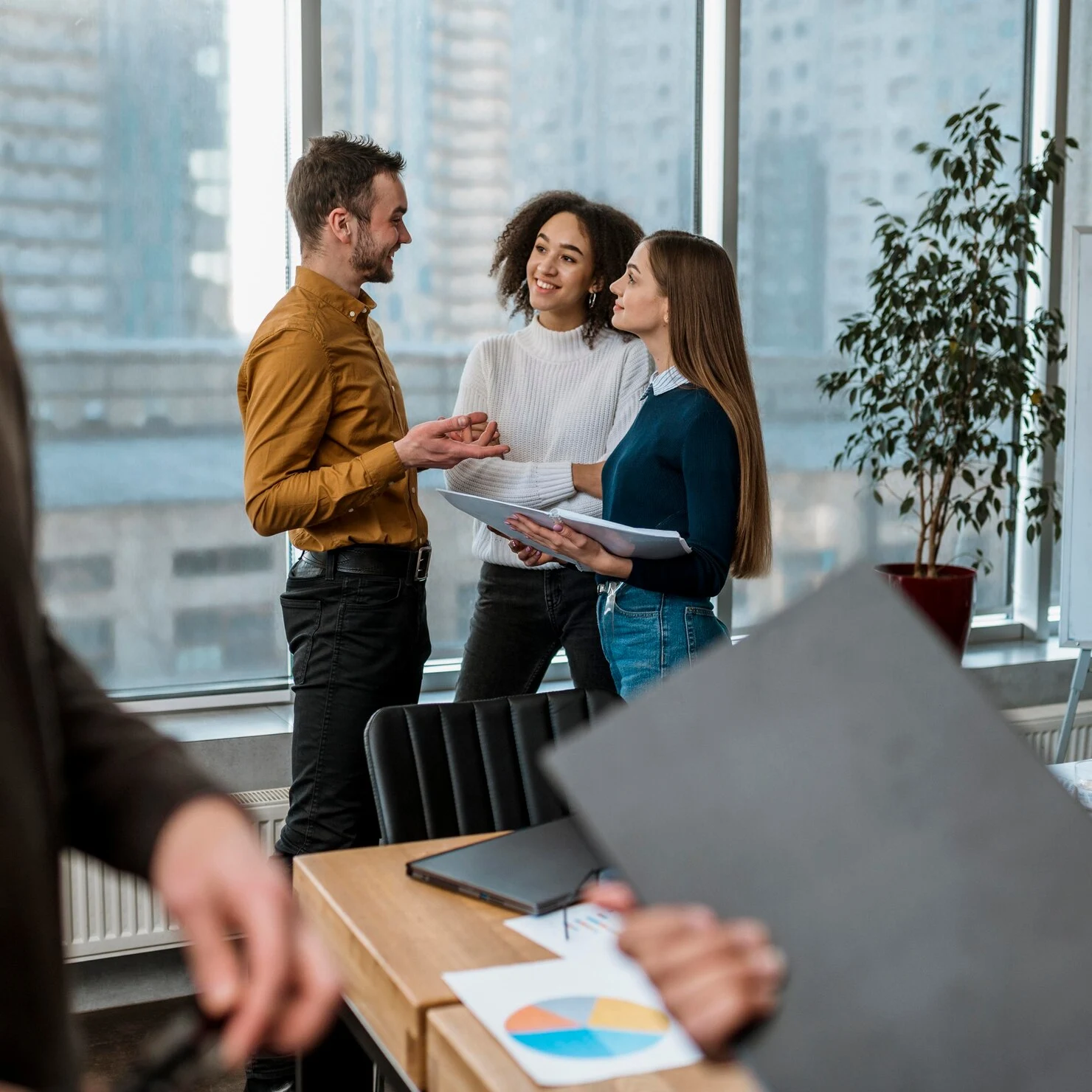 Executive team in a professional meeting